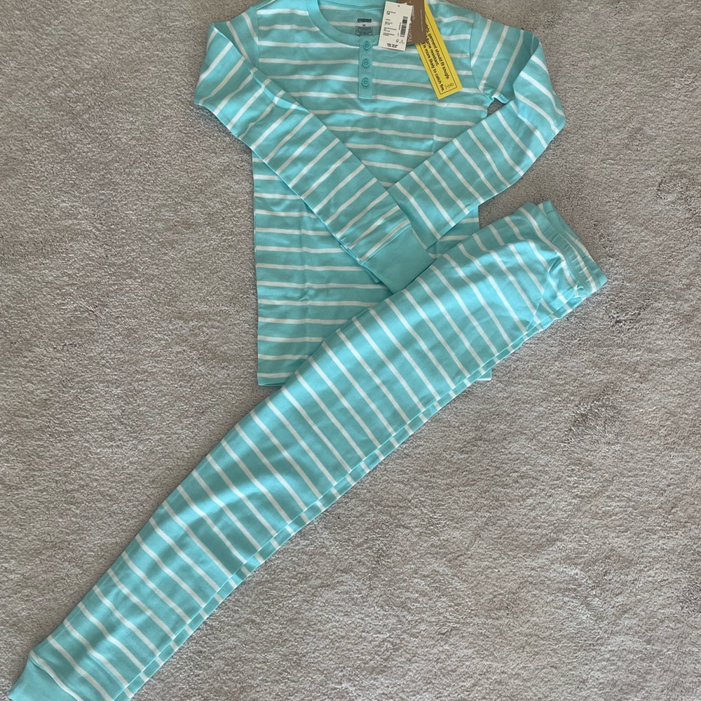 Gymboree Teal Striped Pajamas. New with tags
